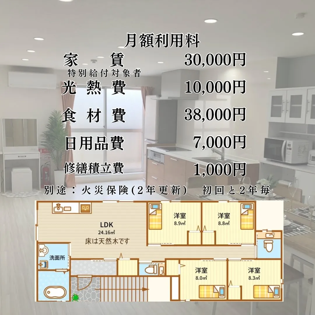 ♠大阪市東住吉区/男性専用共同タイプグループホーム情報♠